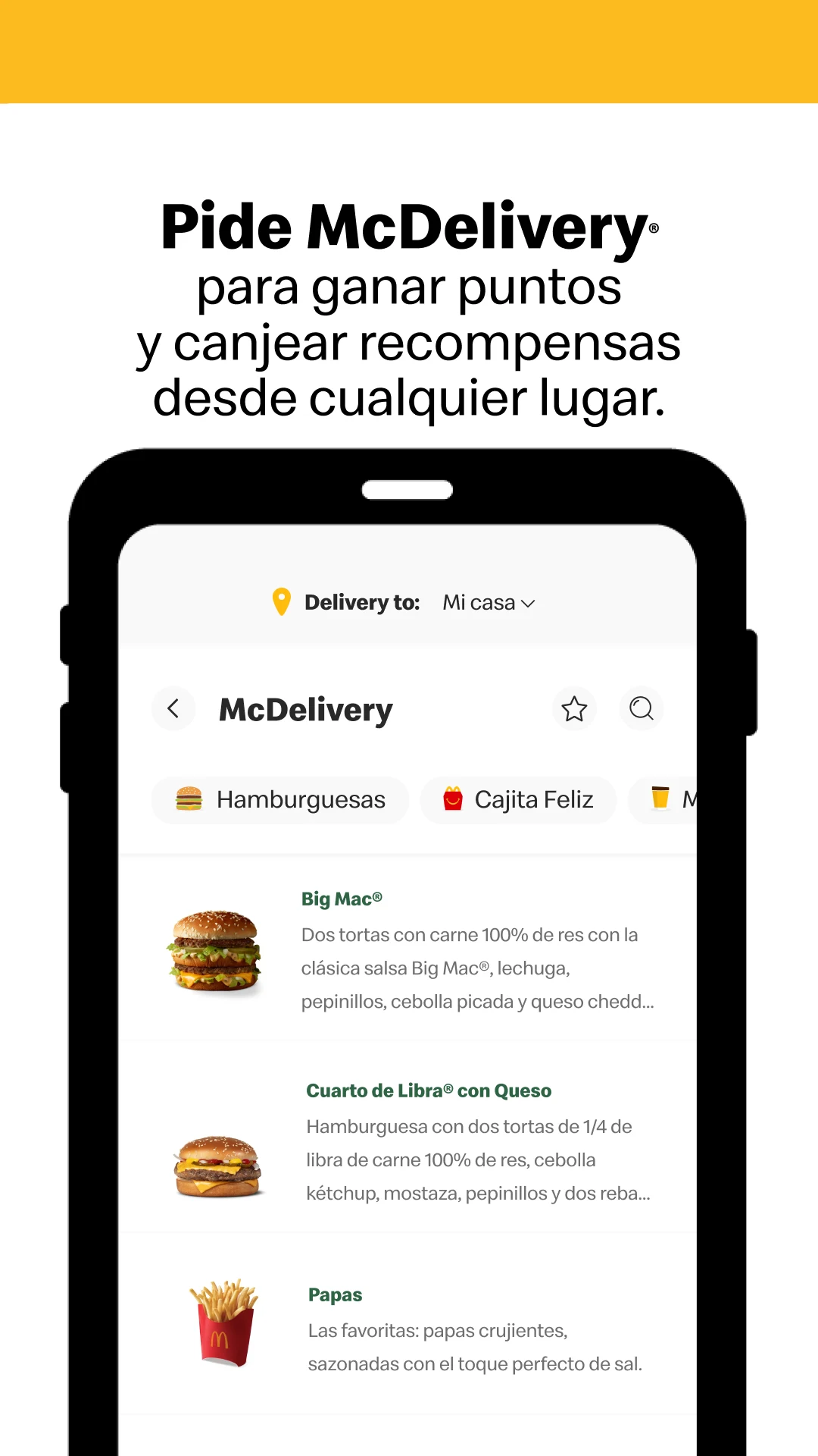 McDonald's Guatemala screenshot